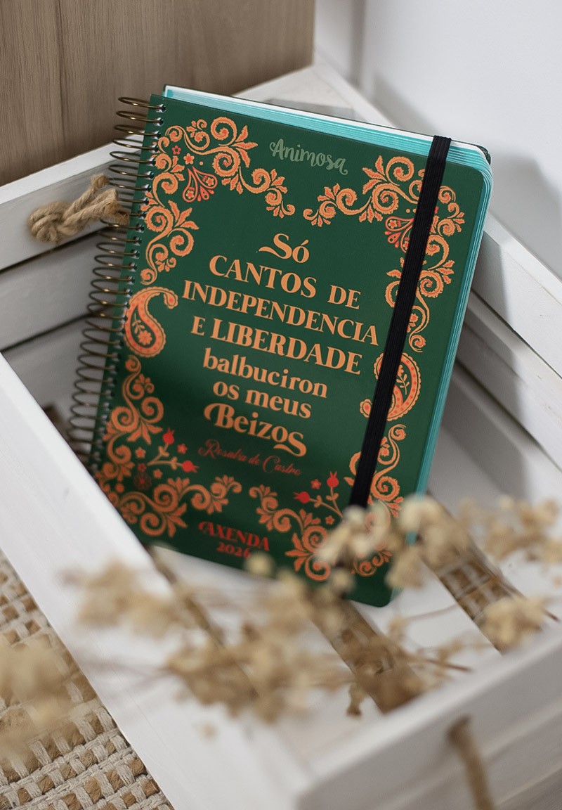 Axenda 2026 A5 Diaria Rosalía Cantos