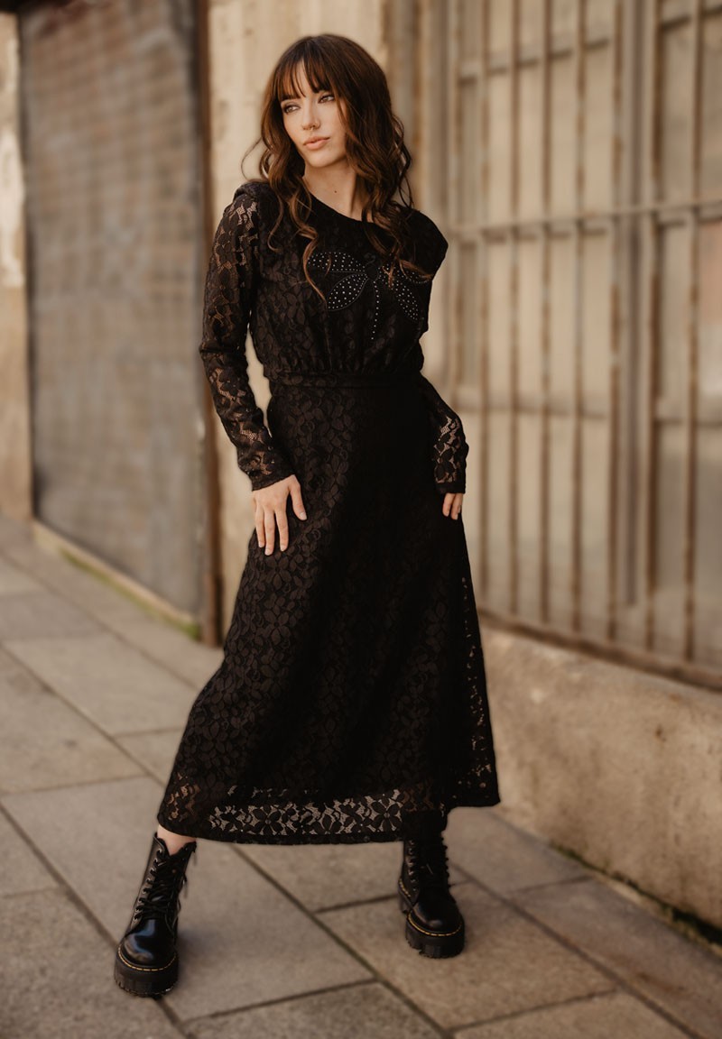 Vestido libélula encaje