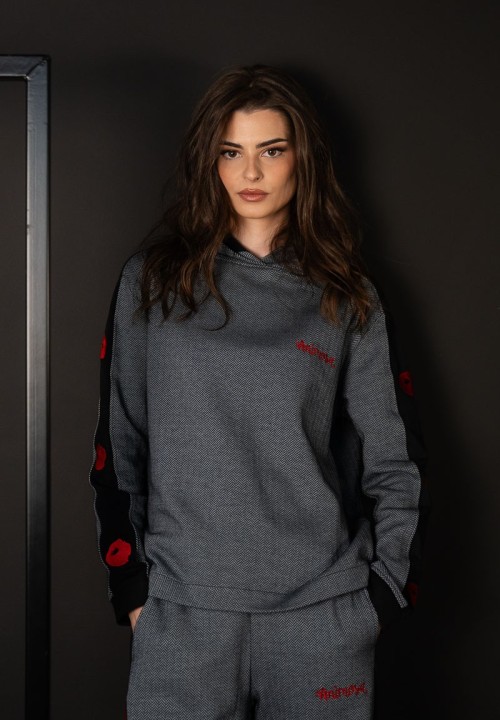 Sudadera espiguilla Amapolas