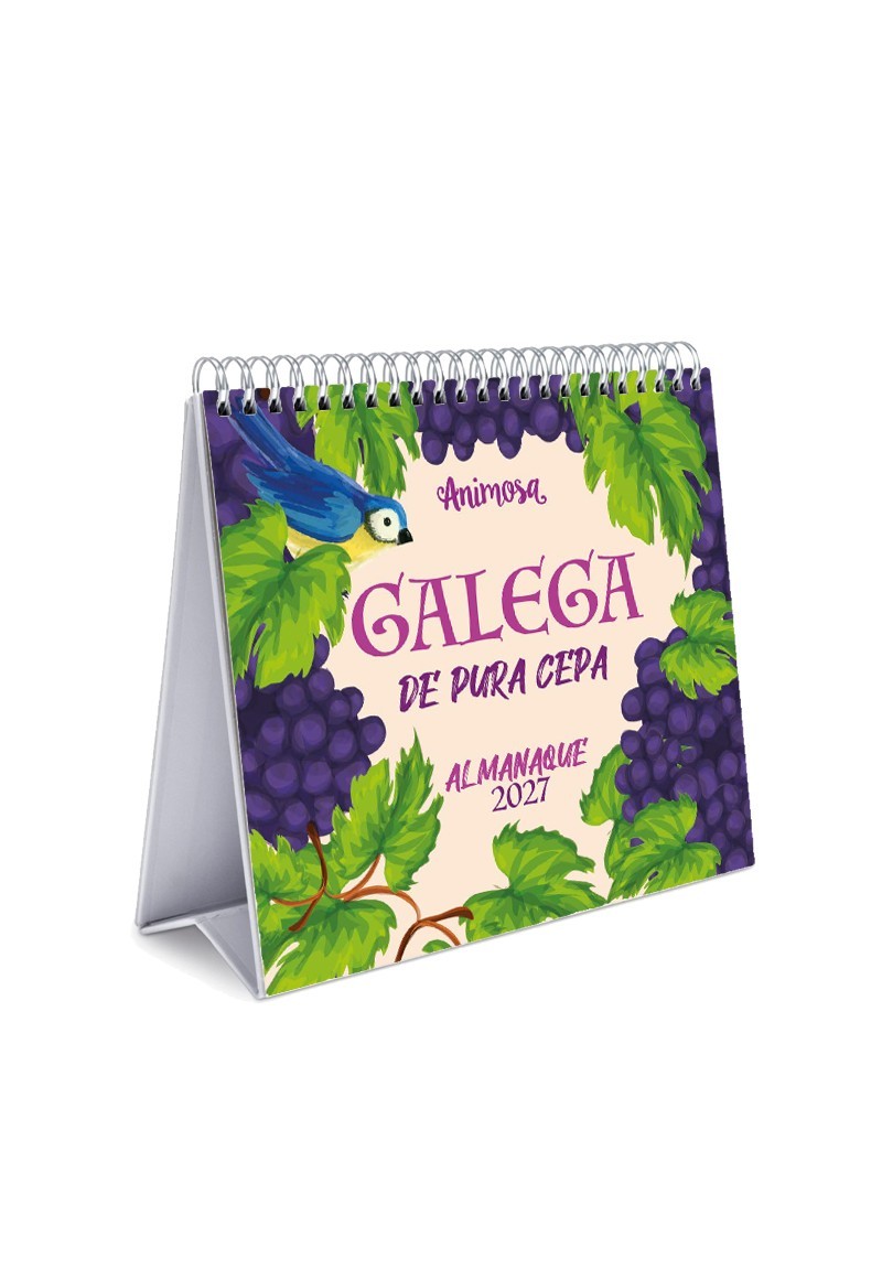 Calendario de mesa 2027 A3 Galega de pura cepa | Animosa