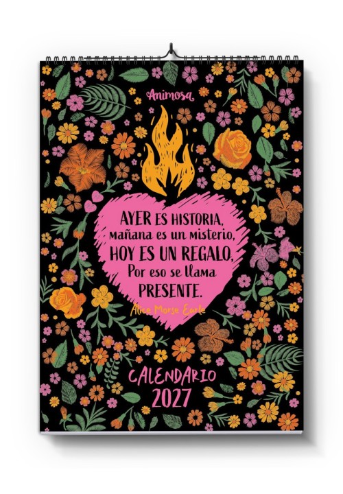 Calendario de pared 2027 Hoy es un regalo A3 | Animosa