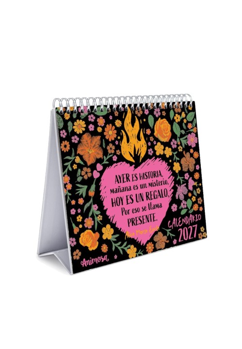 Calendario mesa 2027 Hoy es un regalo doble cara | Animosa