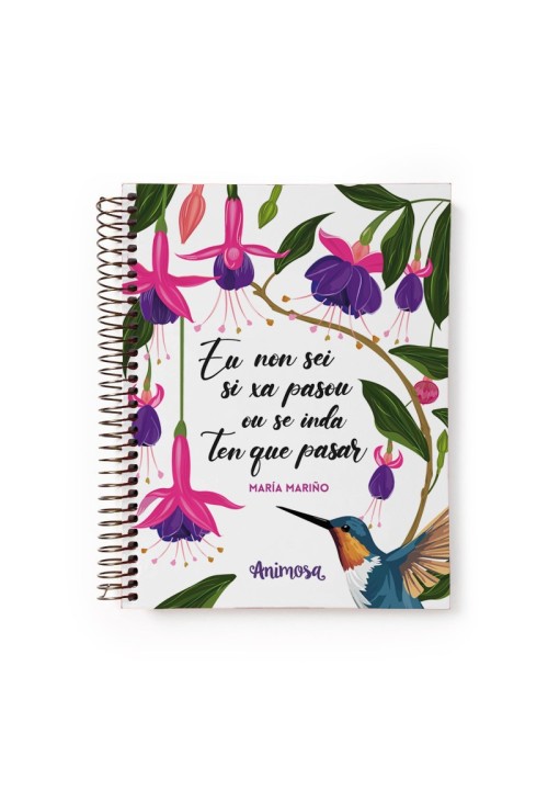 Caderno Din A5 María Mariño espiral | Animosa
