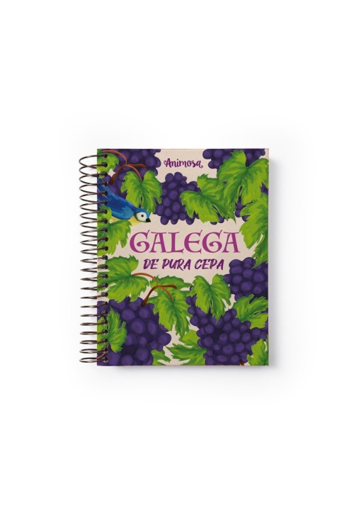 Caderno Din A6 Galega de pura cepa espiral | Animosa