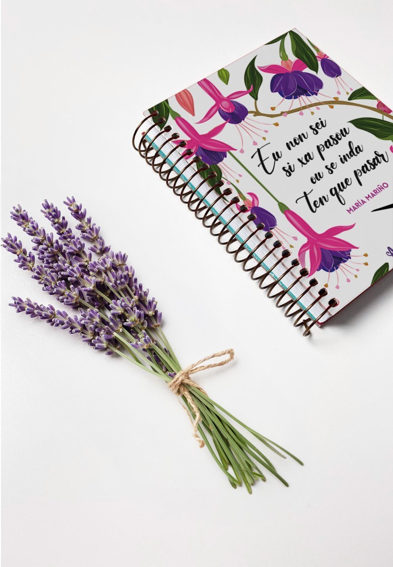 Caderno Din A6 María Mariño espiral | Animosa