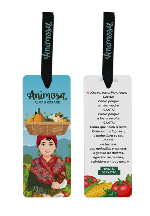 Marcapáxinas con versos de Rosalía de Castro | Animosa