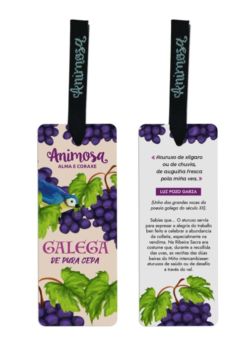 Marcapáxinas inspiración Galega pura cepa | Animosa