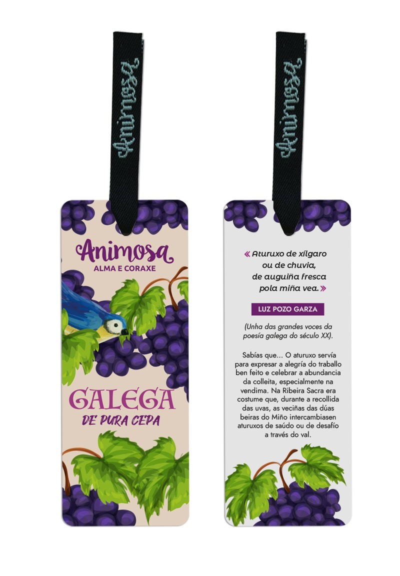 Marcapáxinas inspiración Galega pura cepa | Animosa