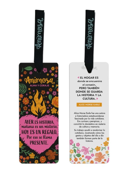 Marcapáginas Hoy es un regalo con biografía | Animosa