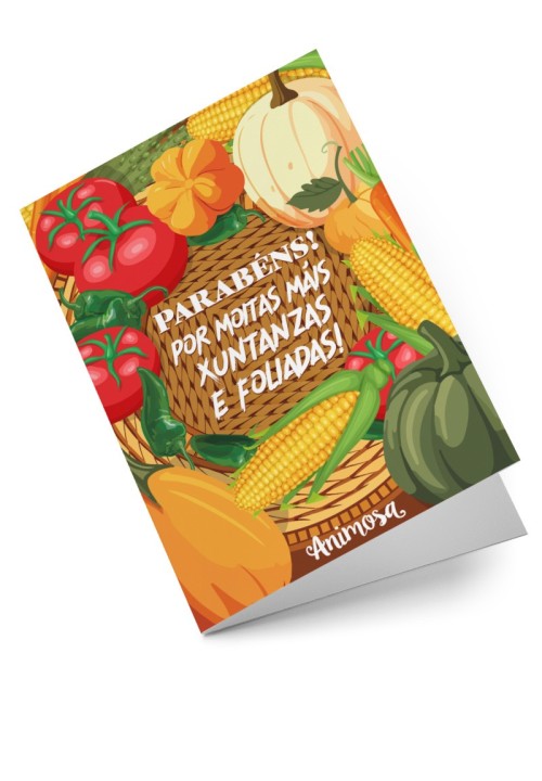 Tarxeta Rosalía Xuntanzas e Foliadas