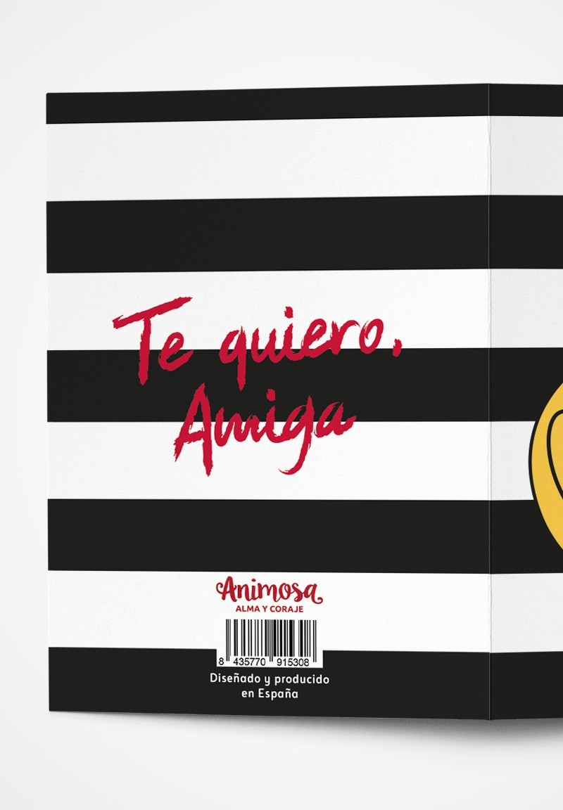 Tarjeta Contrato de amistad patodalavida con sobre | Animosa