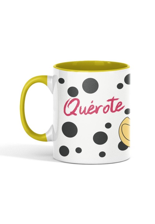 Cunca «Quérote patodaavida» interior amarela | Animosa