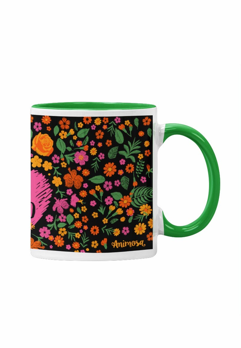 Taza Hoy es un regalo con interior de color verde | Animosa