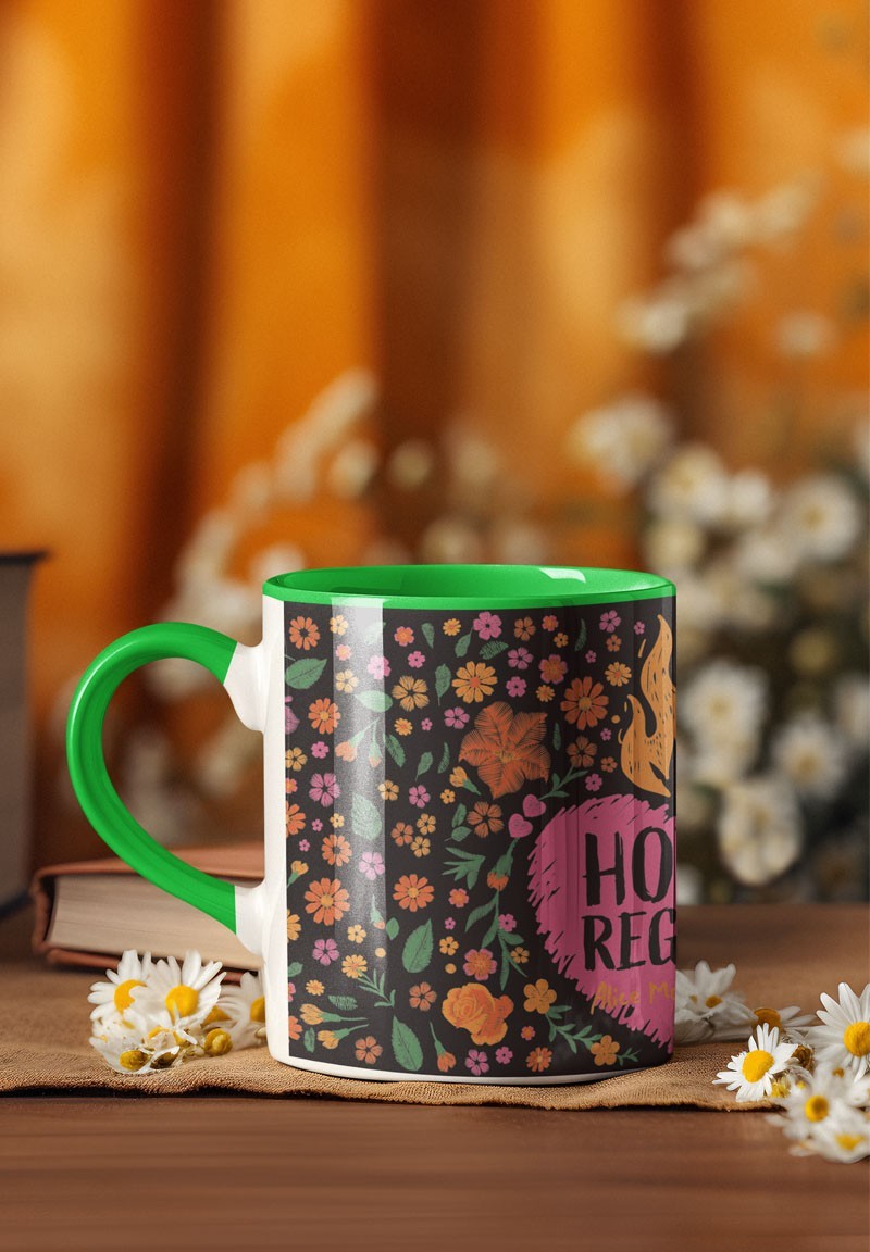 Taza Hoy es un regalo con interior de color verde | Animosa