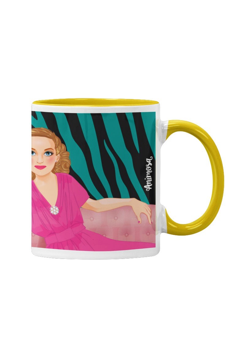 Taza Siempre en acción inspirada en Bette Davis | Animosa