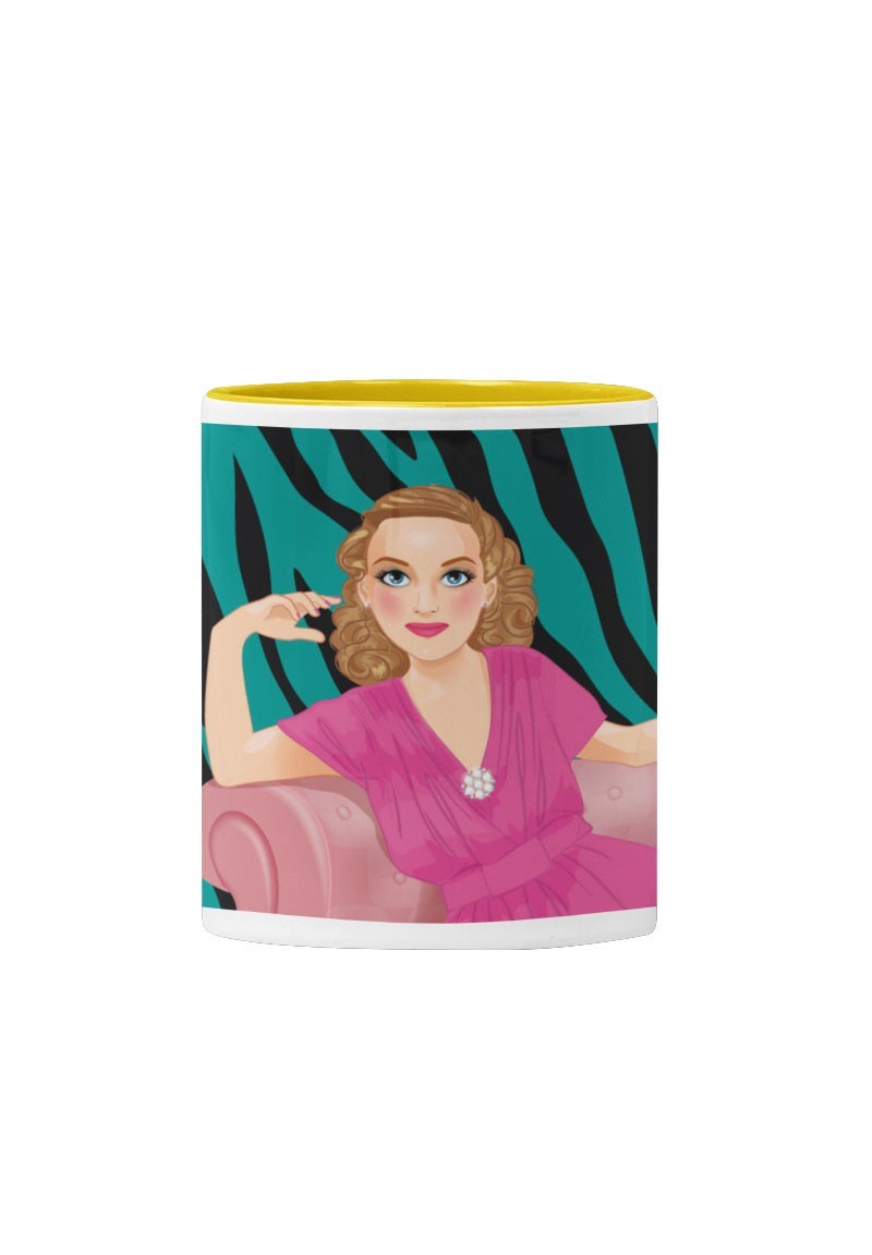 Taza Siempre en acción inspirada en Bette Davis | Animosa