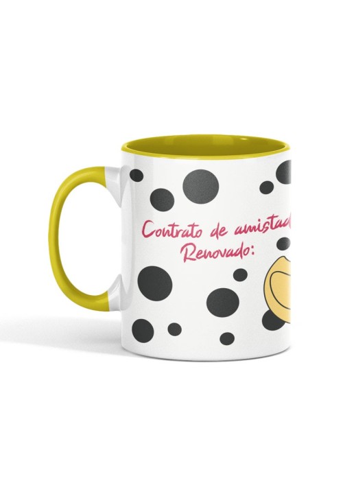 Taza Patodalavida con ilustración de pato punk | Animosa
