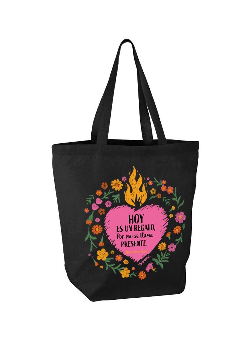 Bolsa Hoy es un regalo estilo tote bag | Animosa
