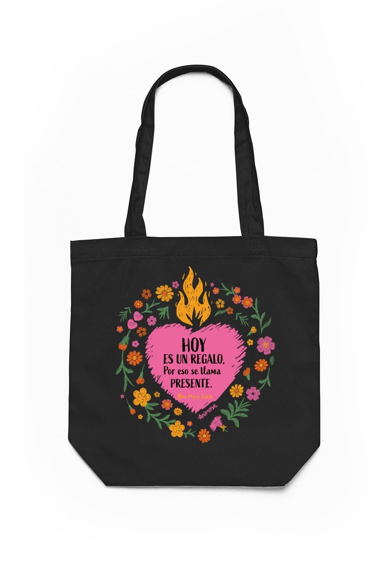Bolsa Hoy es un regalo estilo tote bag | Animosa