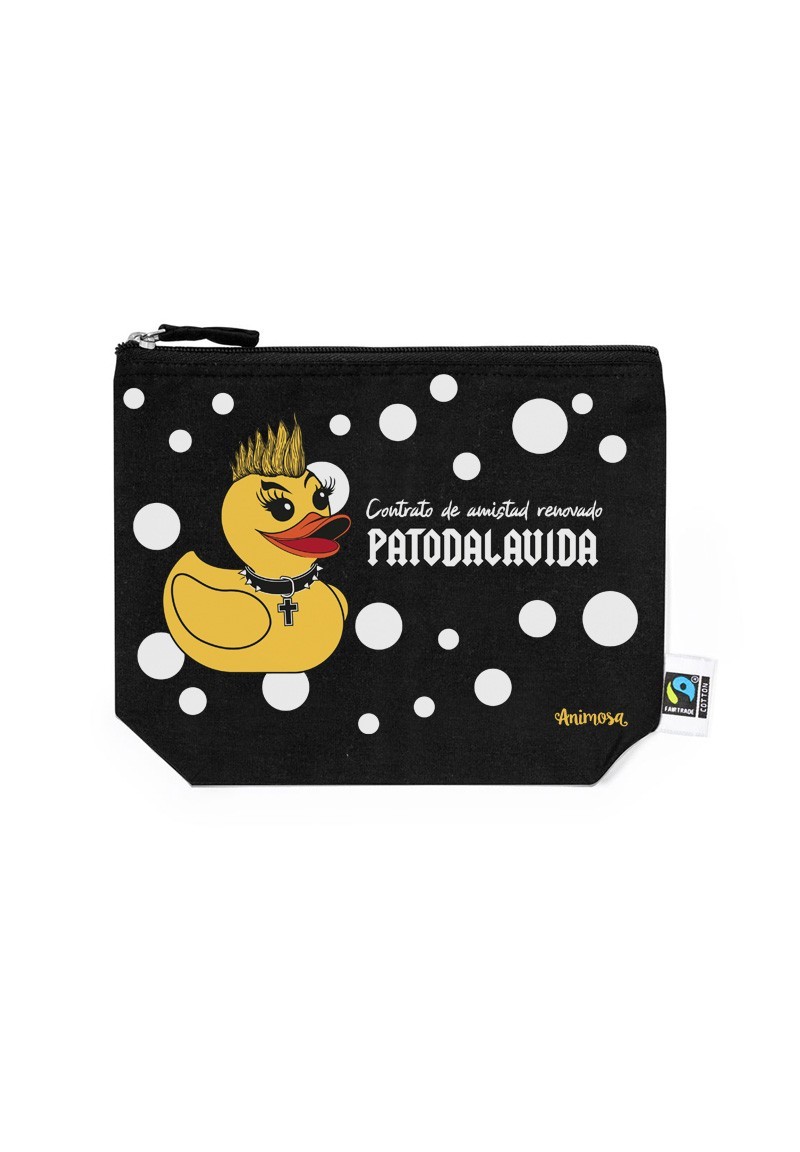 Estuche de algodón Patodalavida con cremallera | Animosa