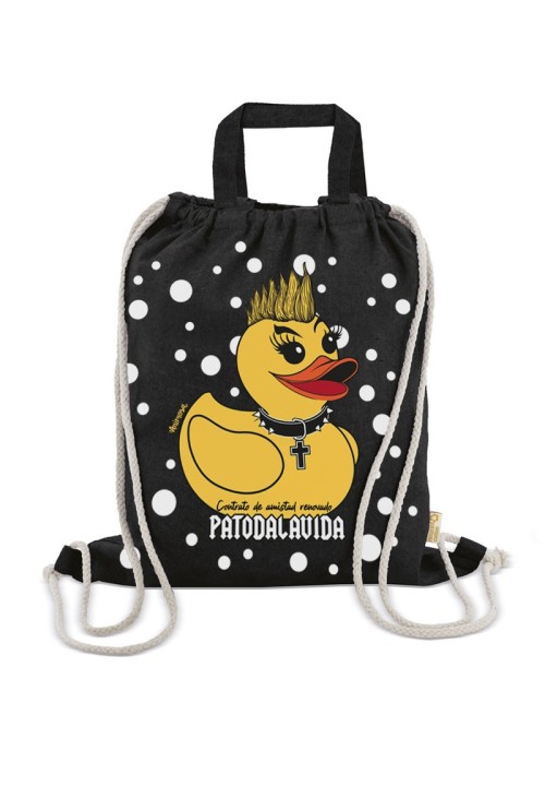 Mochila Patodalavida de lunares con asa superior | Animosa