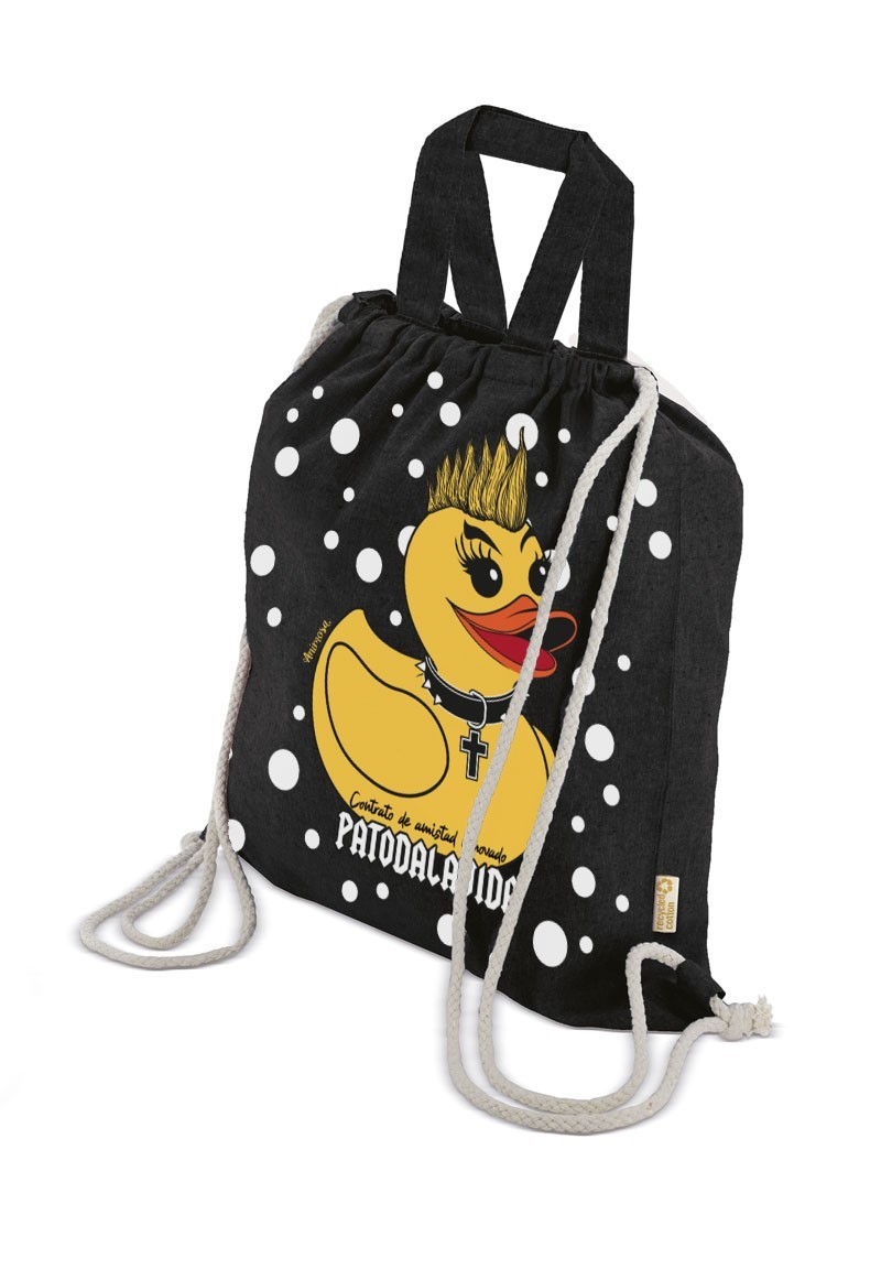 Mochila Patodalavida de lunares con asa superior | Animosa