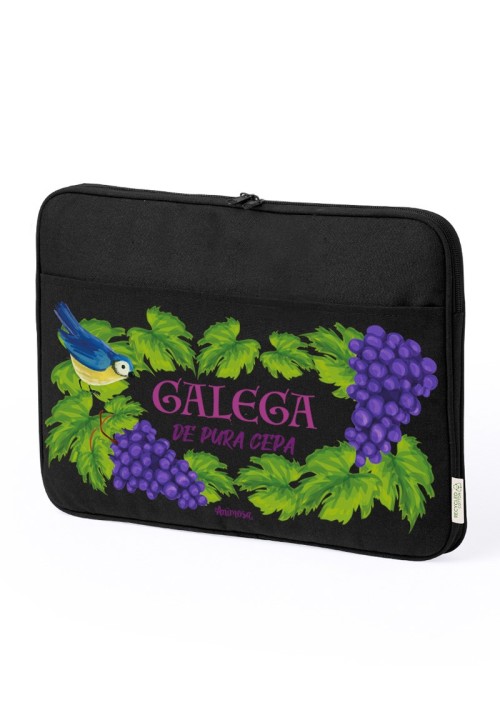 Funda acochoada Galega de pura cepa para ordenador | Animosa
