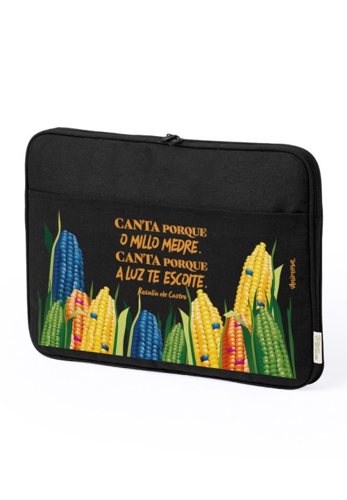 Funda acochoada Rosalía «Canta porque o millo medre» | Animosa
