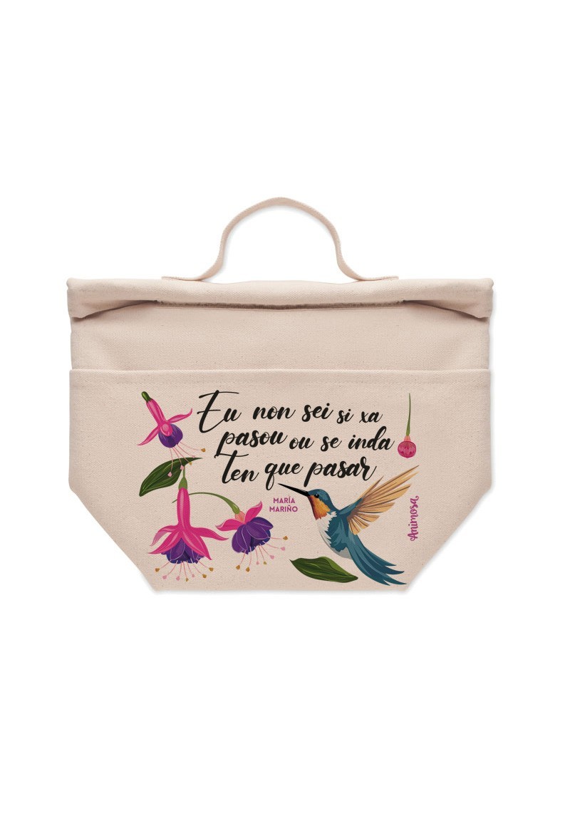 Bolsa térmica María Mariño peche con velcro | Animosa