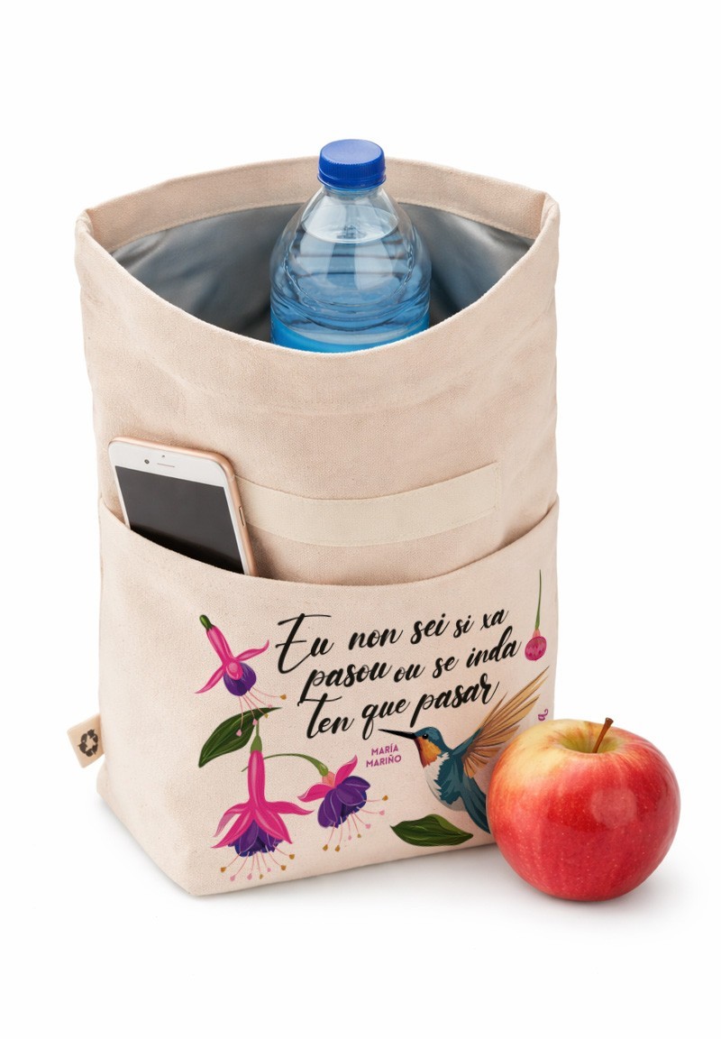 Bolsa térmica María Mariño peche con velcro | Animosa