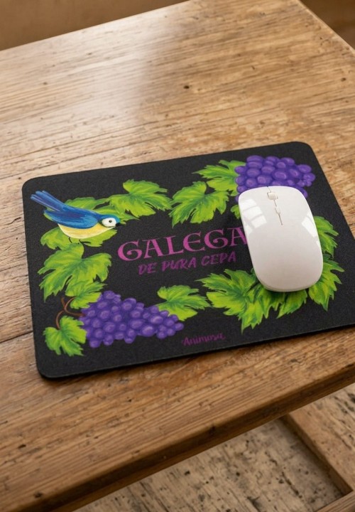 Alfombriña rato «Galega de pura cepa» antideslizante | Animosa