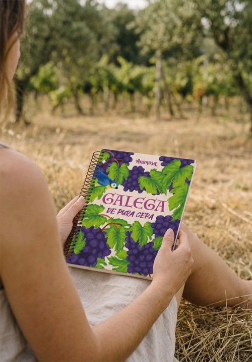 Caderno Din A5 Galega de pura cepa espiral | Animosa