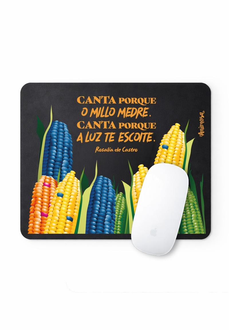 Alfombriña rato Rosalía «Canta porque o millo medre» | Animosa