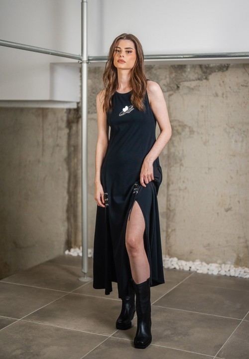 Vestido con ollaos y cordones planet grattitude | Animosa