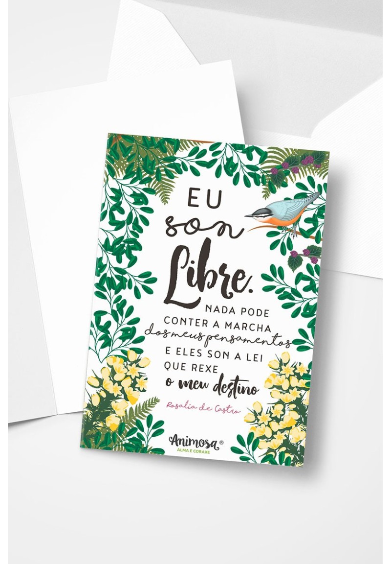 Tarxeta Rosalía Eu son libre