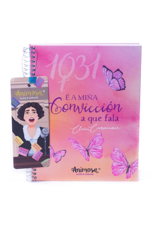 Caderno A5 G Clara Campoamor Convicción