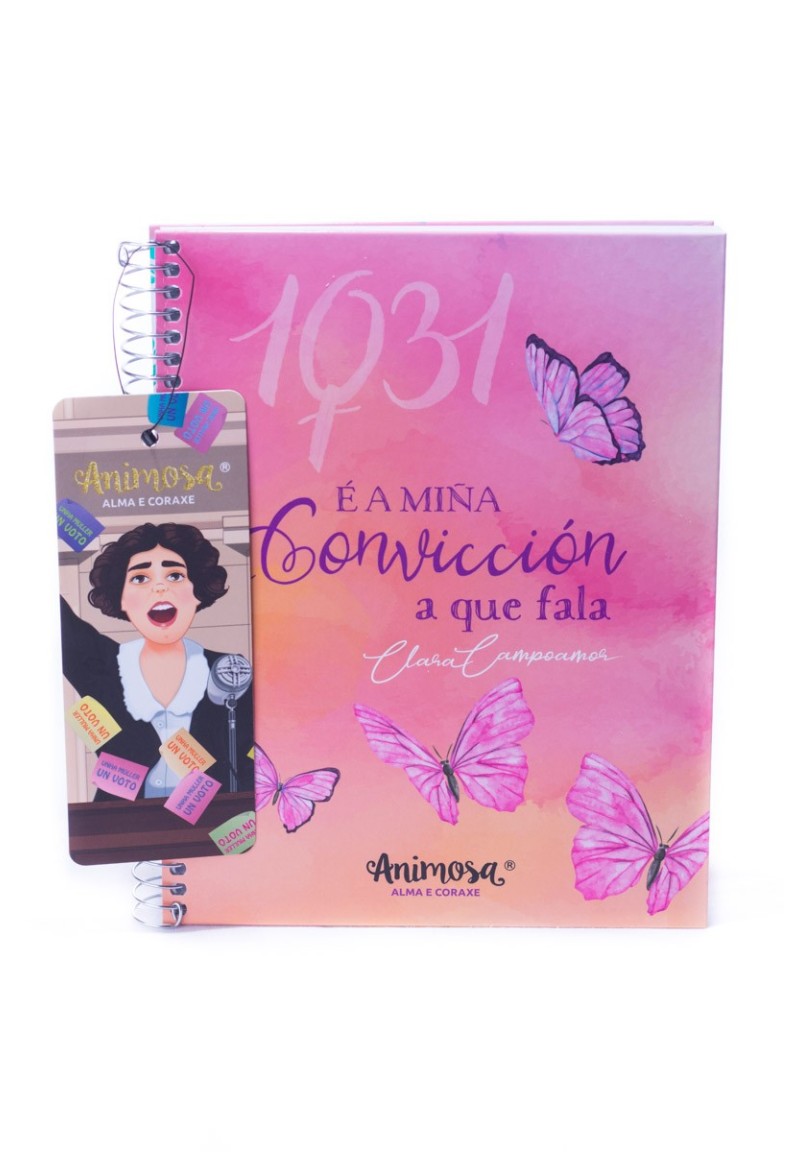 Caderno A5 G Clara Campoamor Convicción