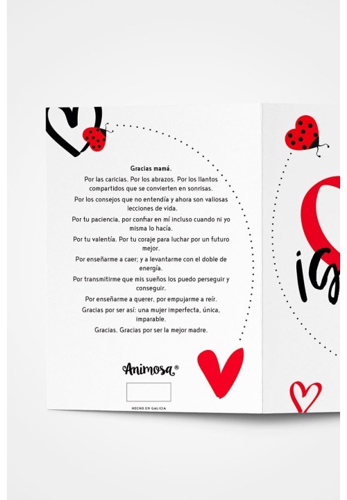 Tarjeta Gracias Mamá