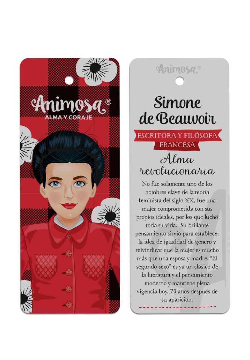 Marcapáginas Simone de Beauvoir