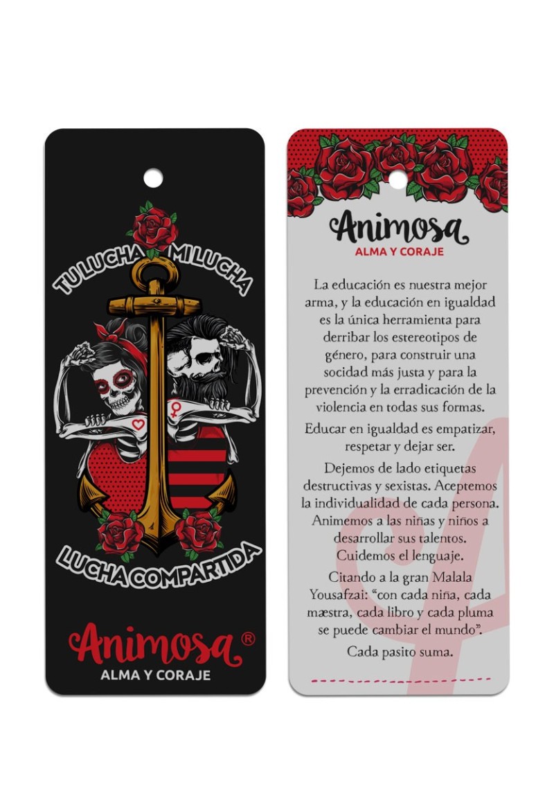 Marcapáginas Lucha compartida