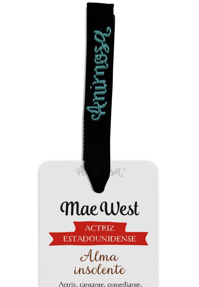 Marcapáginas Mae West