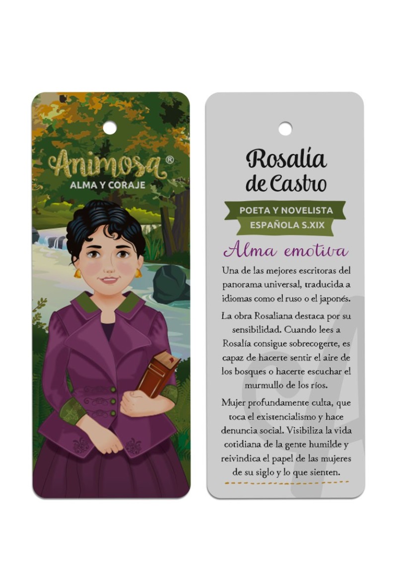 Marcapáginas Rosalía de Castro
