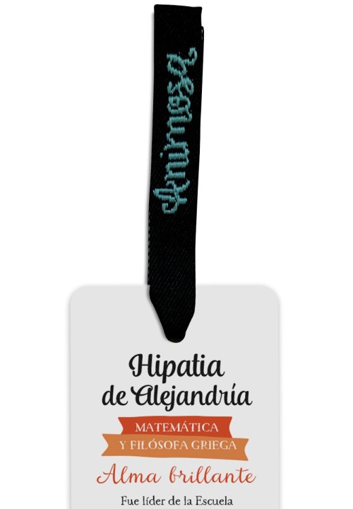 Marcapáginas Hipatia de Alejandría