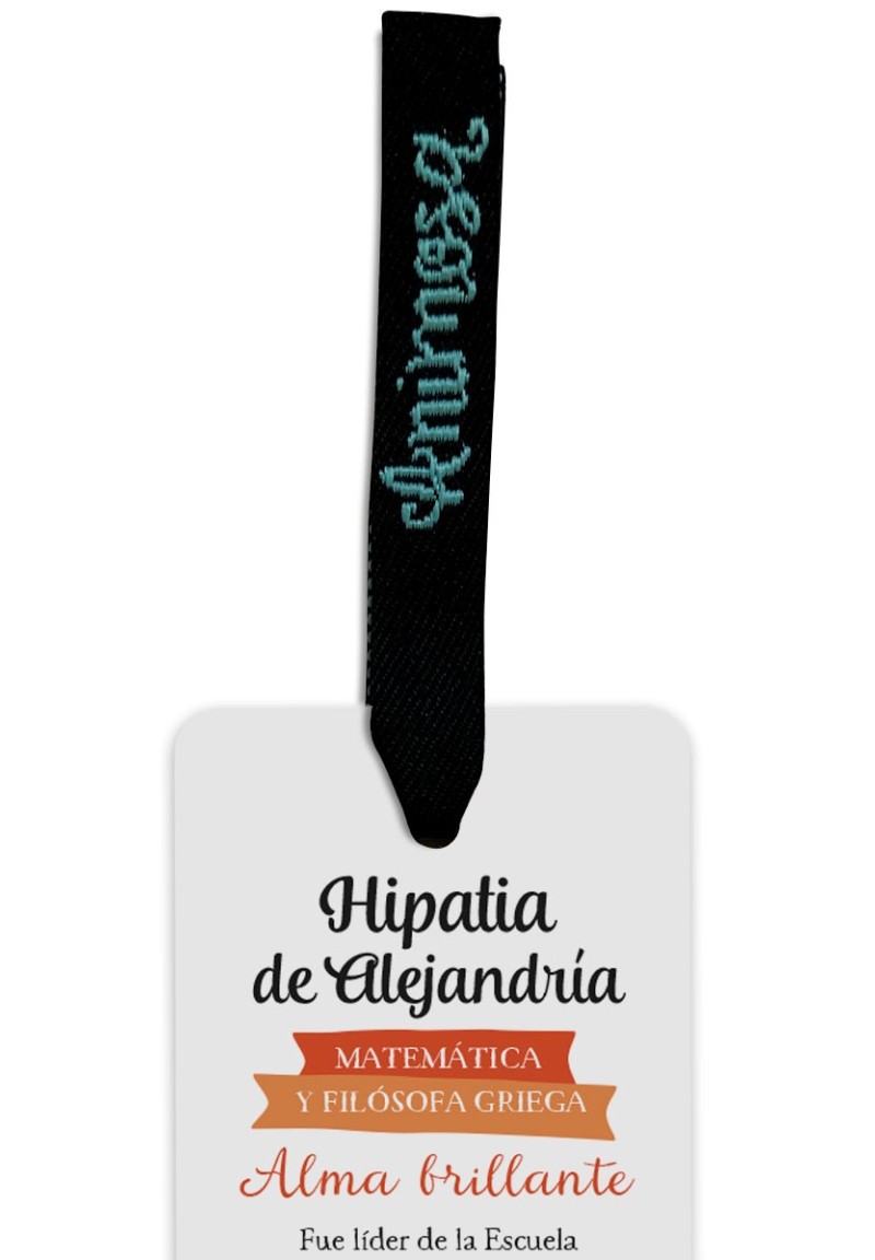 Marcapáginas Hipatia de Alejandría