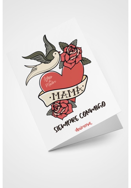 Tarjeta Mamá Siempre conmigo