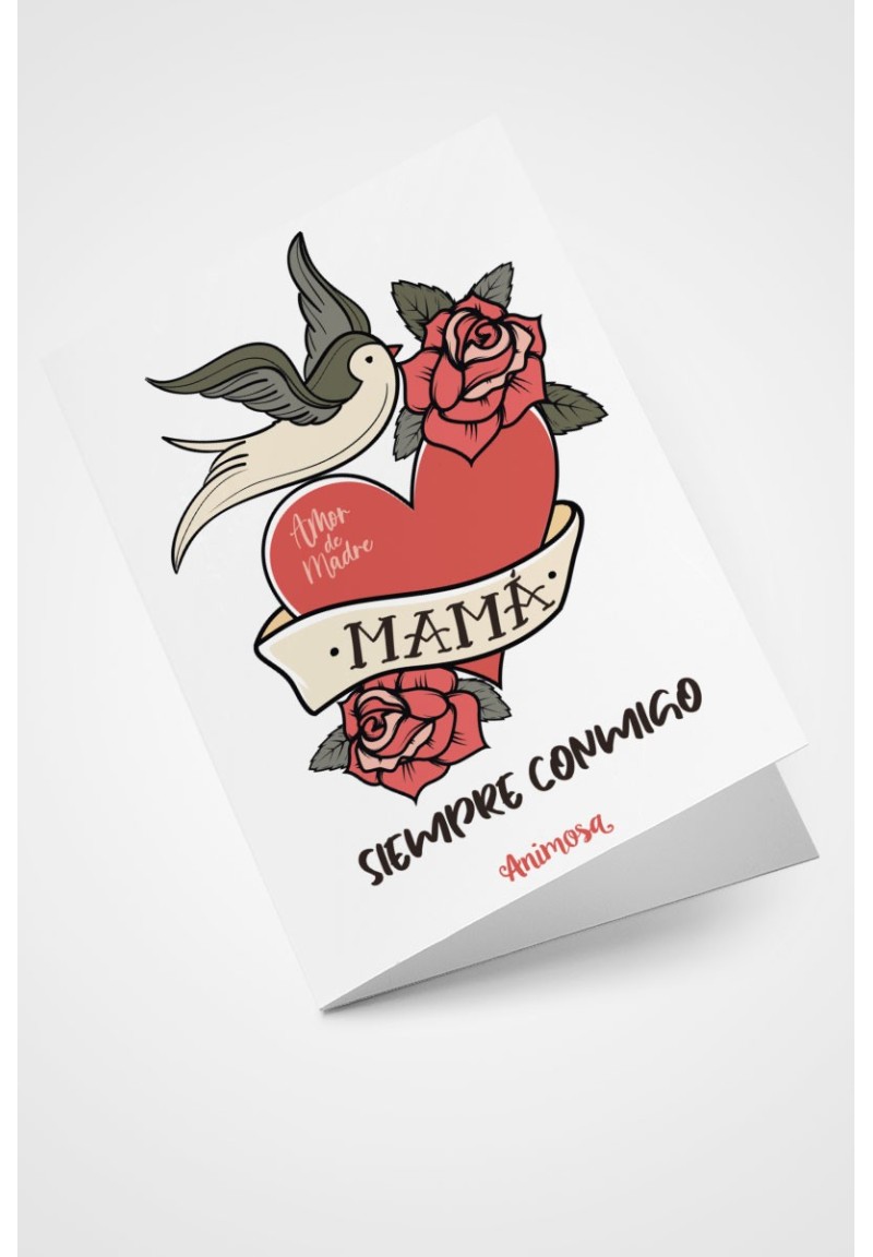 Tarjeta Mamá Siempre conmigo