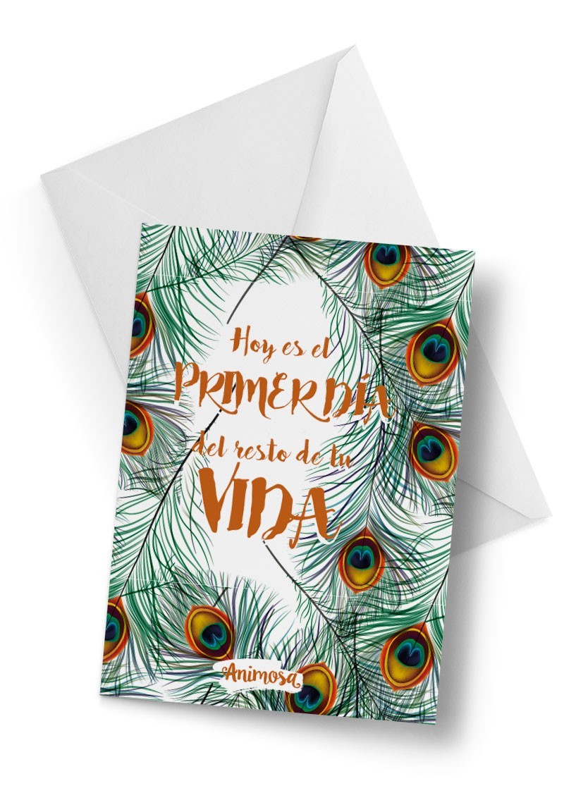 Tarjeta Hoy es el primer día