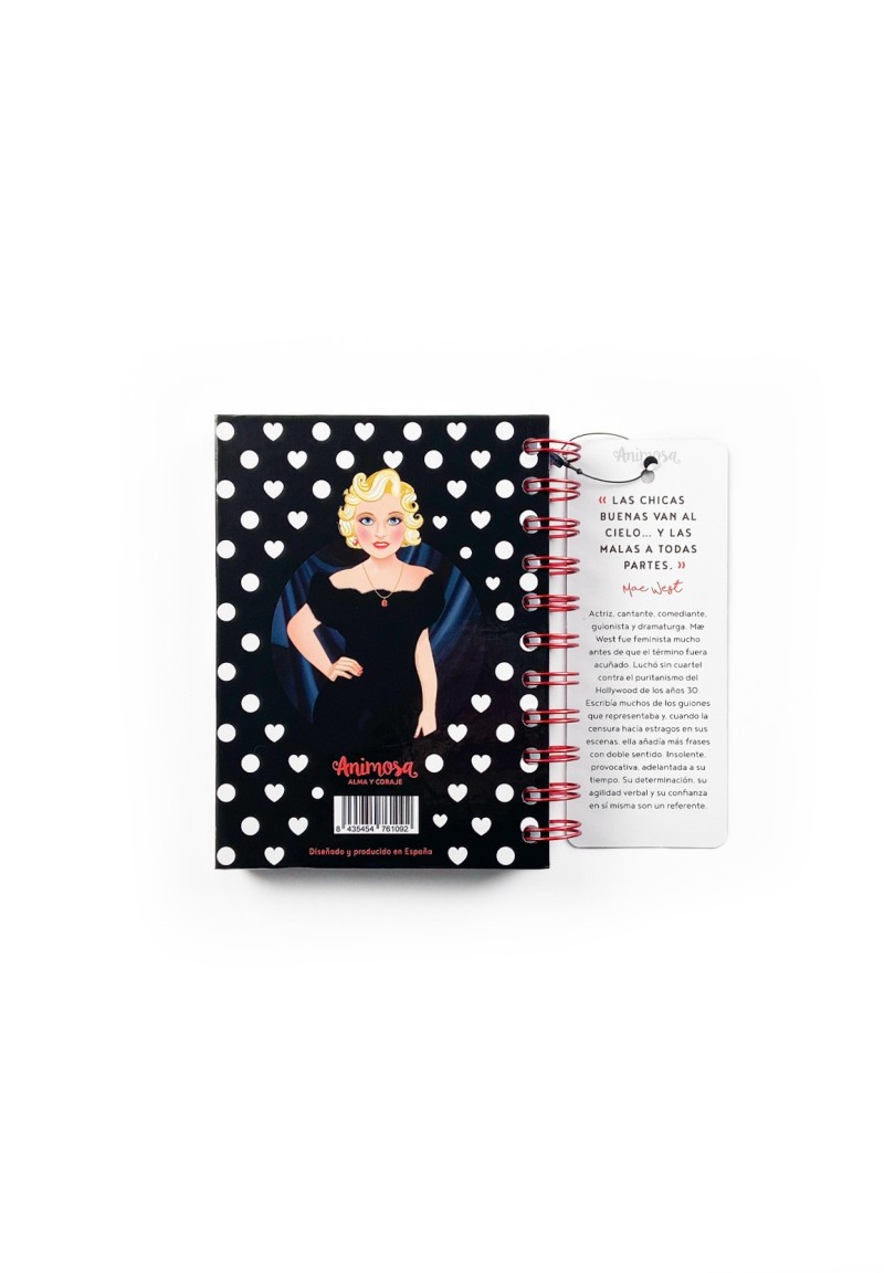 Libreta A6 Mae West