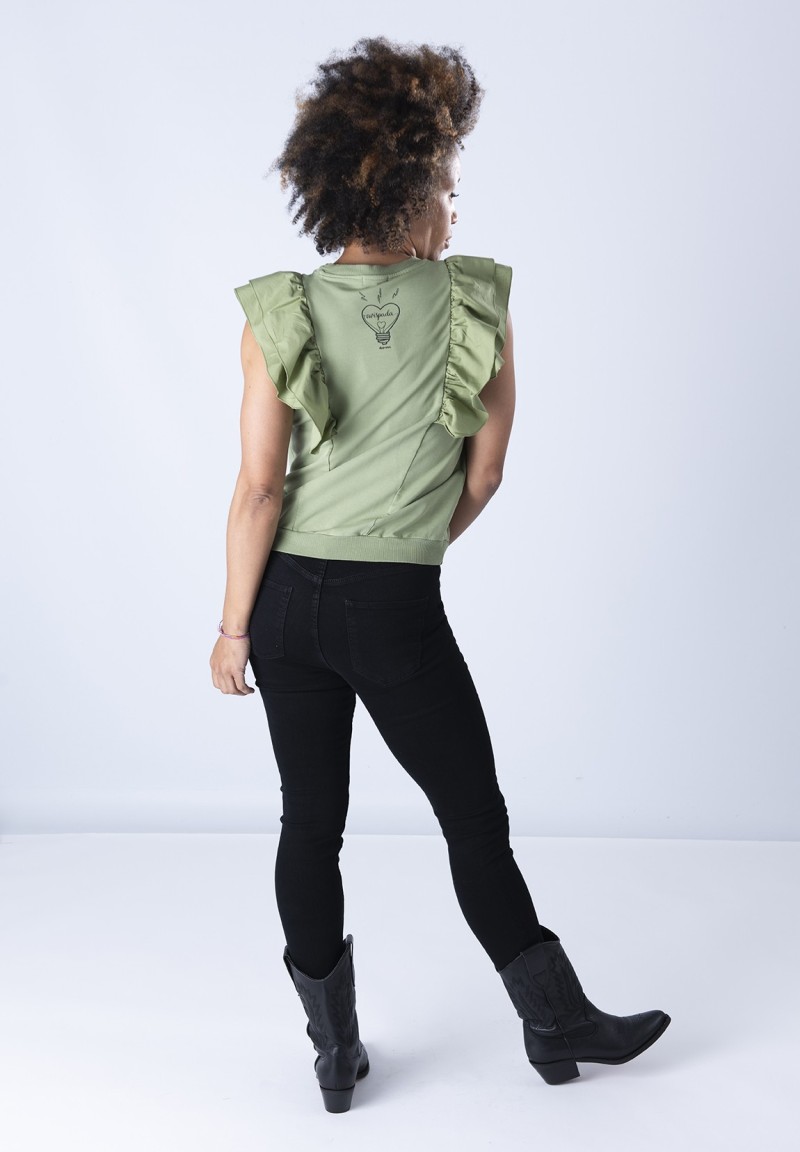 Sudadera Avispada verde
