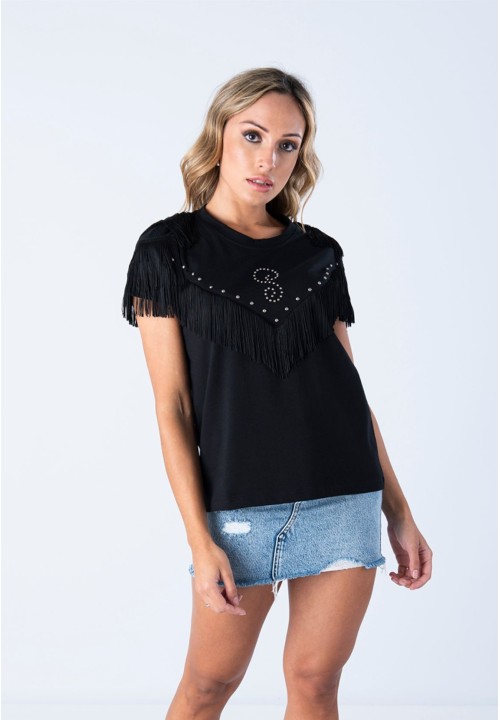 Camiseta Wanda Rockabilly negra
